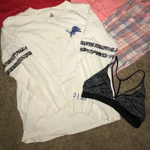 Victoria’s Secret Detroit Lions Sweater w/ bra